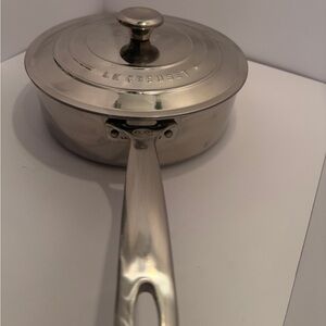 Le Creuset Stainless Steel Saute Pan with lid